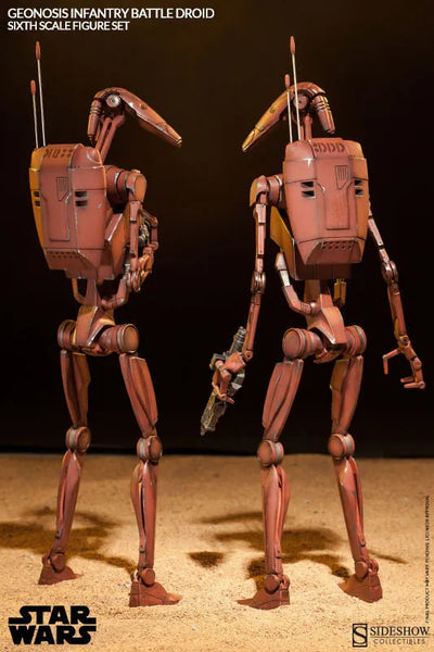Militaries Of Star Wars - Geonosis Infantry Battle Droid (Set Of 2)ㅤ – Sideshow Collectibles – ActionFigureBrasil — detalhe do produto