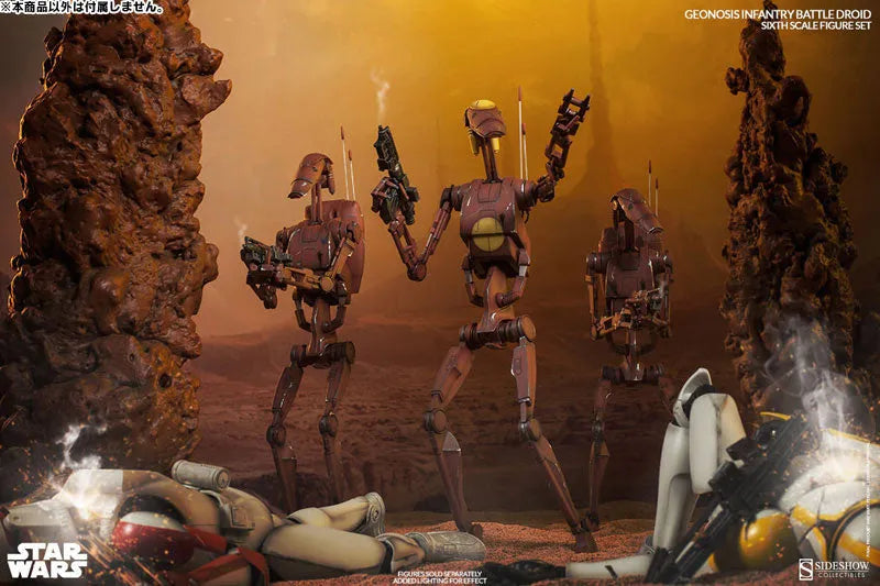 Militaries Of Star Wars - Geonosis Infantry Battle Droid (Set Of 2)ㅤ – Sideshow Collectibles – ActionFigure Brasil