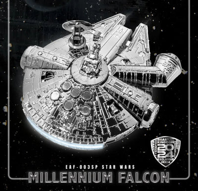 Millennium Falcon Floating Maglev (Electroplated Metallic Colors Version) (Metallic) – Beast Kingdom – ActionFigure Brasil — close
