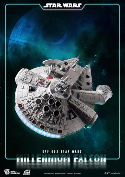 Millennium Falcon Maglev Floating (Original) – Beast Kingdom – ActionFigure Brasil — embalagem