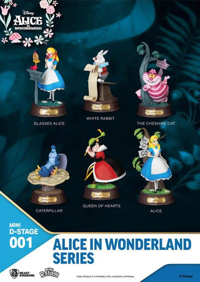 Mini D Stage #001 "Alice in Wonderland" 6 Figures Setㅤ – Beast Kingdom – ActionFigureBrasil