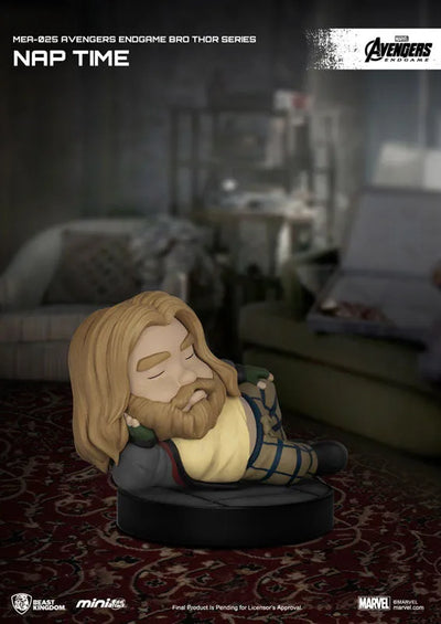 Mini Egg Attack "Avengers: Endgame" "Casual Thor" Series 1 Nap Timeㅤ – Beast Kingdom – ActionFigureBrasil — close