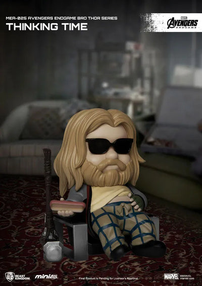 Mini Egg Attack "Avengers: Endgame" "Casual Thor" Series 1 Thinking Timeㅤ – Beast Kingdom – ActionFigure Brasil — embalagem