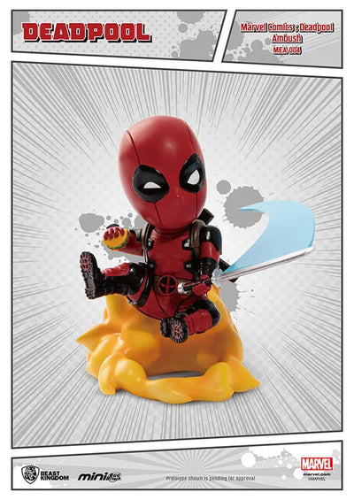 Mini Egg Attack "Marvel Comics" "Deadpool" Series 1 Deadpool (Ambush)ㅤ – Beast Kingdom – ActionFigure Brasil
