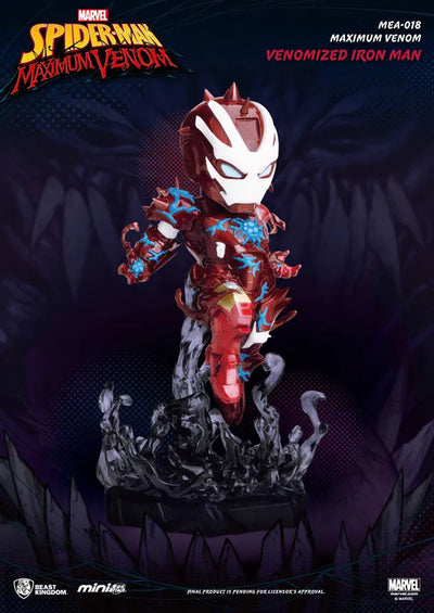 Mini Egg Attack "Marvel Comics" "Venom" Series 1 Iron Manㅤ – Beast Kingdom – ActionFigure Brasil — ângulo diferente