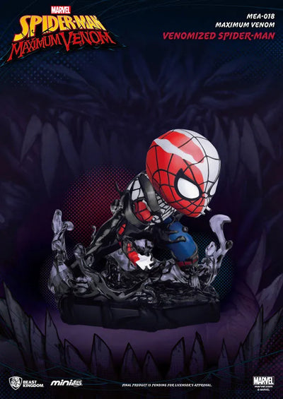 Mini Egg Attack "Marvel Comics" "Venom" Series 1 Spider-Manㅤ – Beast Kingdom – ActionFigure Brasil — ângulo diferente