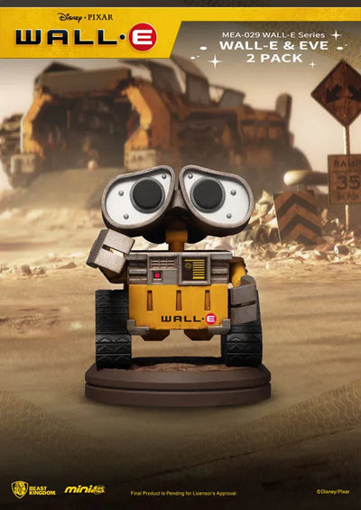 Mini Egg Attack "Wall-E" Series Wall-E & EVE (2 Pack)ㅤ – Beast Kingdom – ActionFigure Brasil