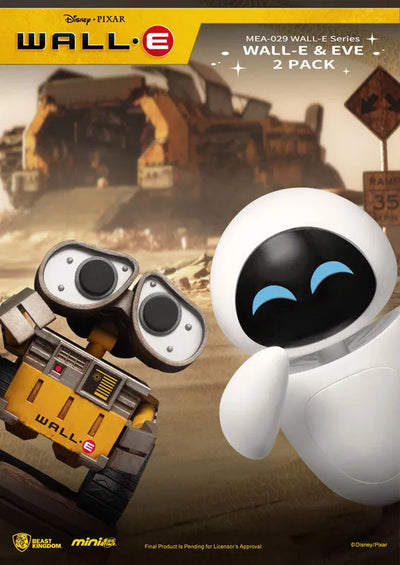 Mini Egg Attack "Wall-E" Series Wall-E & EVE (2 Pack)ㅤ – Beast Kingdom – ActionFigure Brasil — embalagem