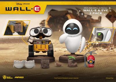 Mini Egg Attack "Wall-E" Series Wall-E & EVE (2 Pack)ㅤ – Beast Kingdom – ActionFigure Brasil — ambientada