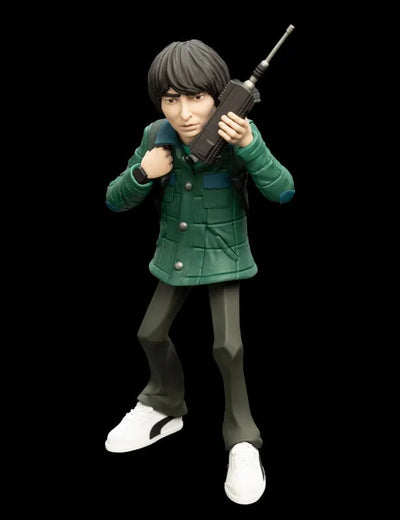 Mini Epics/ Stranger Things: Mike Wheeler PVCㅤ – Weta – ActionFigure Brasil — com base expositora