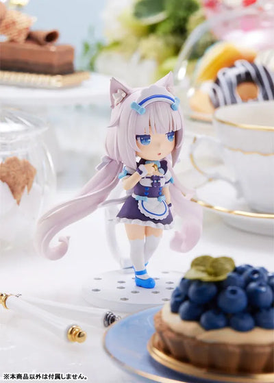 Mini Figure 100! - Nekopara - Vanilla (Plum)ㅤ – PLUM – ActionFigure Brasil — com base expositora
