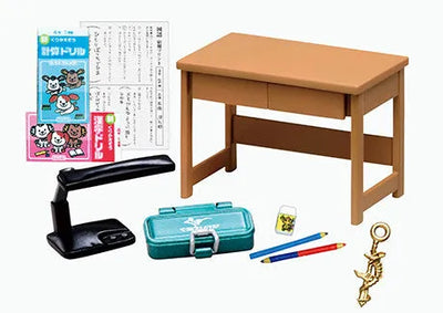 Miniature - My Childhood Room - Puchi Sample Series - Pencil Case - Sewing Box - Game Console - Bed -  Plastic Model - School Bag - Scooter - Telescope (Re-Ment)ㅤ – Re-Ment – ActionFigureBrasil