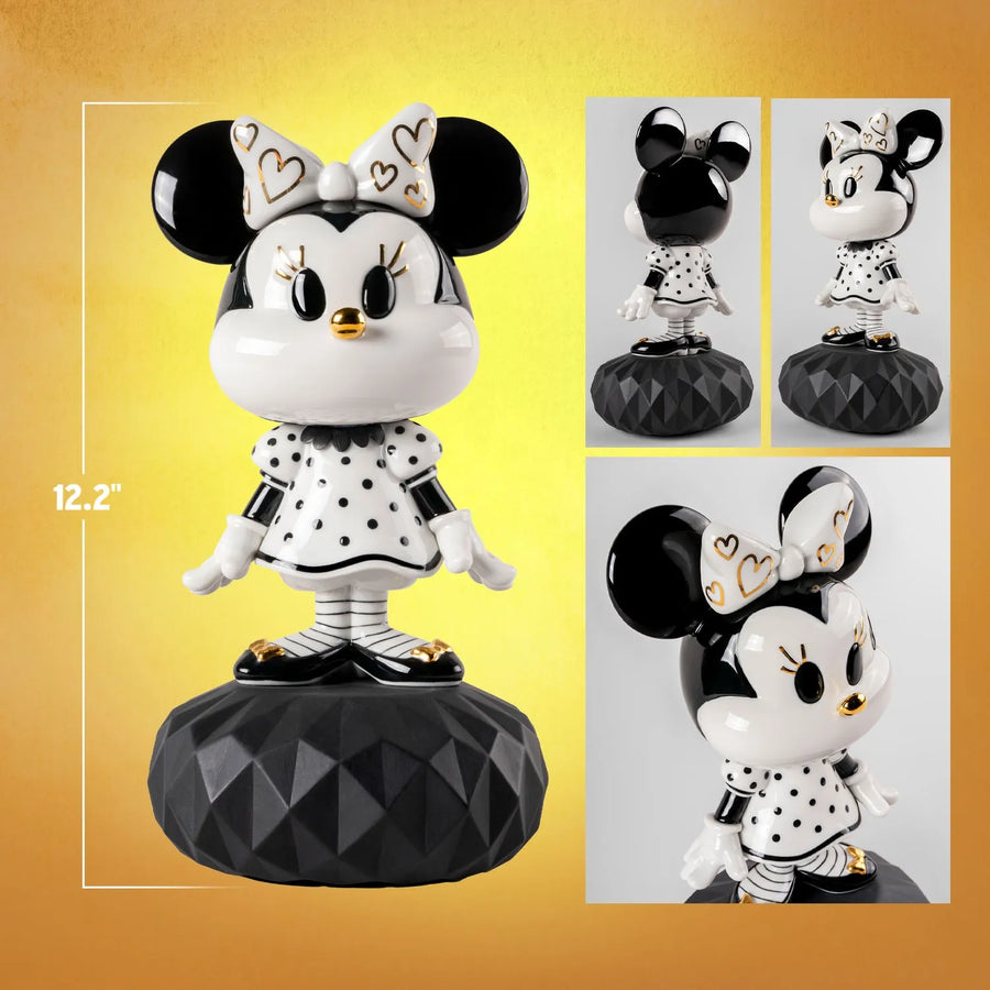 Minnie Black & White – Lladró – ActionFigure Brasil