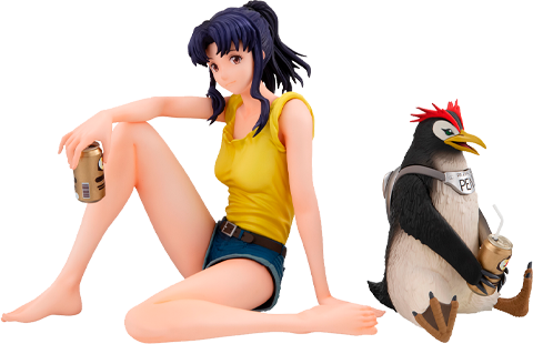 Misato Katsuragi & Pen Pen – MegaHouse – ActionFigure Brasil