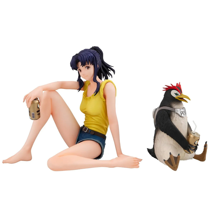 Misato Katsuragi & Pen Pen – MegaHouse – ActionFigure Brasil