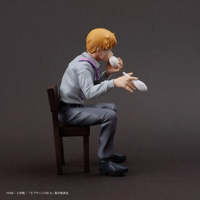 Mob Psycho 100 III - Reigen Arataka (Bunbougu Cafe, Union Creative International Ltd)ㅤ – Union Creative International Ltd as ManufacturerBunbougu Cafe as Distributor – ActionFigure Brasil — detalhe do produto