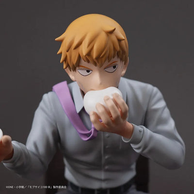 Mob Psycho 100 III - Reigen Arataka (Bunbougu Cafe, Union Creative International Ltd)ㅤ – Union Creative International Ltd as ManufacturerBunbougu Cafe as Distributor – ActionFigure Brasil — acessórios