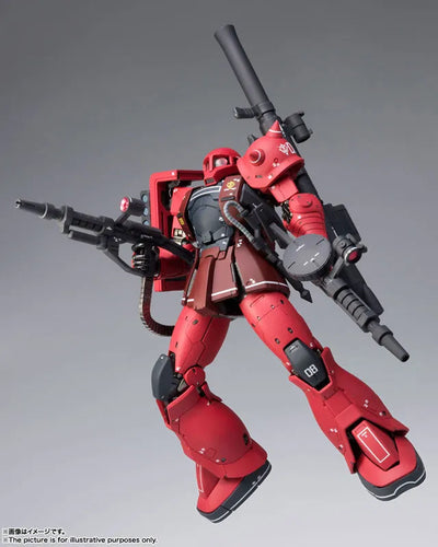 Mobile Suit Gundam: The Origin - MS-05S Char's Zaku I [GUNDAM FIX FIGURATION METAL COMPOSITE]ㅤ – Bandai Spirits – ActionFigure Brasil — ângulo diferente