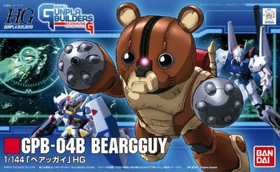 Model Suit Gunpla Senshi Gunpla Builders Beginning G - GPB-04B Beargguy - HGGB 04 - 1/144 (Bandai)ㅤ – Bandai – ActionFigureBrasil — ângulo diferente