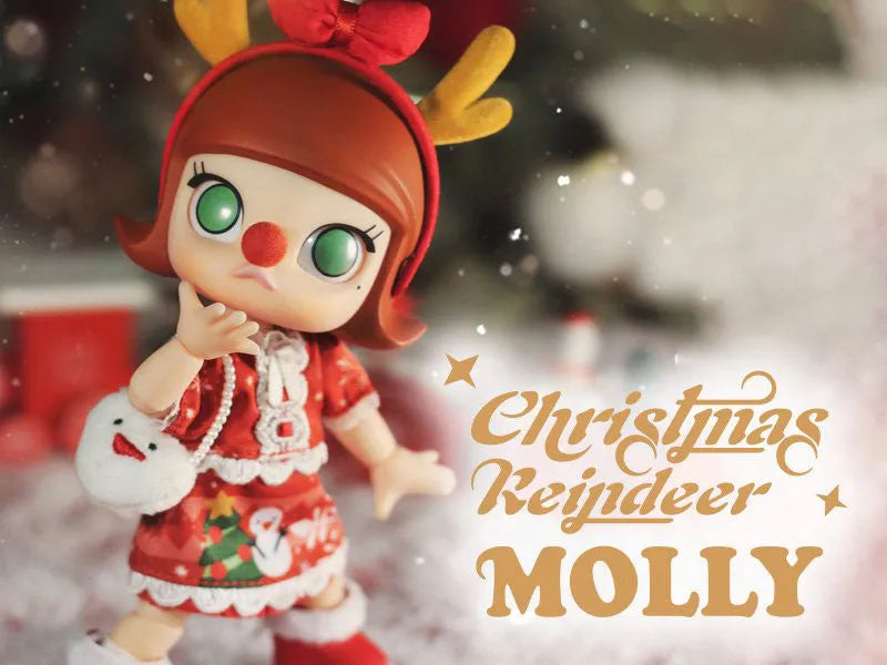 MOLLY Christmas Reindeer Action Figureㅤ – POPMART – ActionFigure Brasil