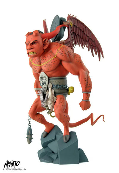 Mondo Art Collection Hellboy Statue - First Hellboyㅤ – Gantaku – ActionFigure Brasil — com base expositora