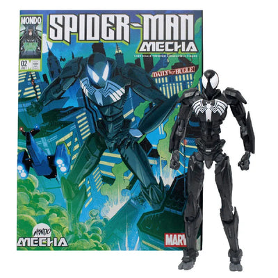 Mondo Mecha "Marvel Comics" Action Figure #01 Spider-Man Mecha (Symbiot)ㅤ – Mondo – ActionFigure Brasil