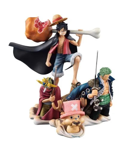 Monkey D Luffy | Roronoa Zoro | Desktop Real McCoyㅤ – MegaHouse – ActionFigure Brasil — ângulo diferente