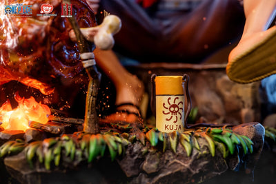 Monkey D. Luffy & Silvers Reyleigh – Jimei Palace – ActionFigure Brasil — detalhe do produto
