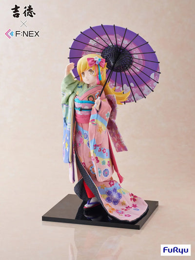 Monogatari Series - Oshino Shinobu - F:Nex - 1/4 - Nihon Ningyou (FuRyu, Yoshitoku)ㅤ – FuRyu – ActionFigureBrasil — detalhe do produto