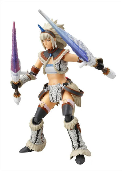 Monster Hunter - Hunter - Capcom Figure Builder Action Model - Female/Swordsman, Kirin Series (Capcom)ㅤ – Capcom – ActionFigureBrasil — ângulo diferente