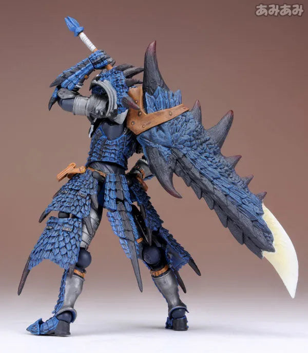 Monster Hunter - Hunter - Revoltech #123EX - Azure (Kaiyodo, Union Creative International Ltd)ㅤ – Kaiyodo – ActionFigure Brasil