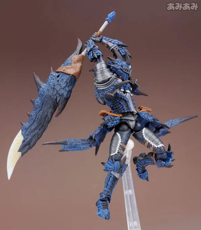 Monster Hunter - Hunter - Revoltech #123EX - Azure (Kaiyodo, Union Creative International Ltd)ㅤ – Kaiyodo – ActionFigureBrasil — close