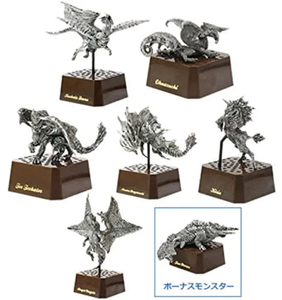 Monster Hunter - Kushala Daora - Capcom Figure Builder - Monster Hunter Stone Model Vol.2 (Capcom)ㅤ – Capcom As Manufacturer – ActionFigureBrasil — com base expositora