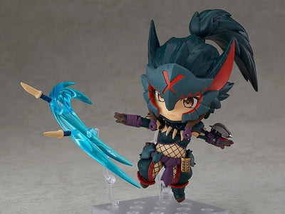 Monster Hunter World - Hunter - Nendoroid #1284 - Female Nargacuga Alpha Armor Ver. (Good Smile Company)ㅤ – Capcom – ActionFigureBrasil — close