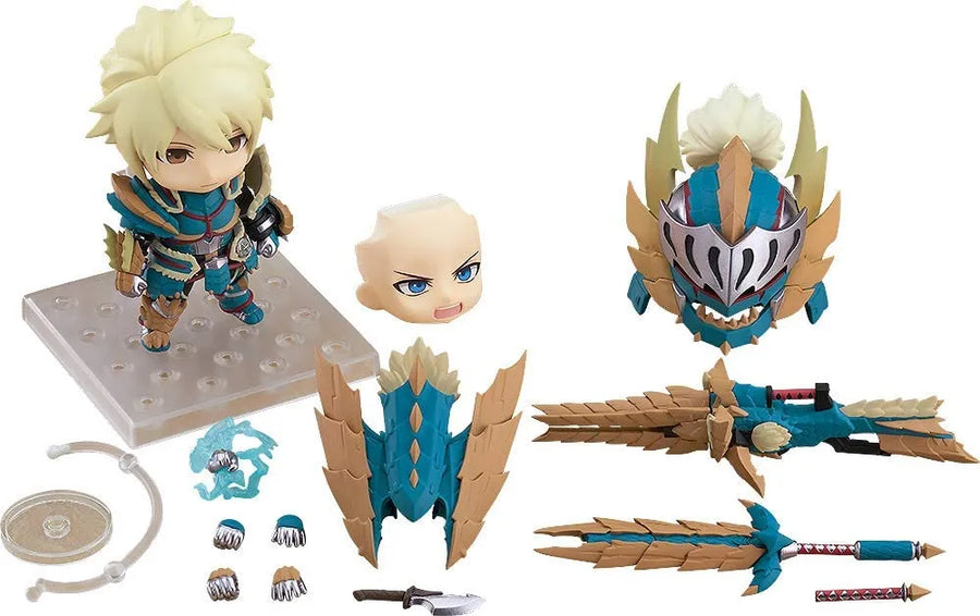 Monster Hunter World - Hunter - Nendoroid #1421-DX - Male Zinogre Alpha Armor DX Ver. (Good Smile Company)ㅤ – Good Smile Company – ActionFigure Brasil
