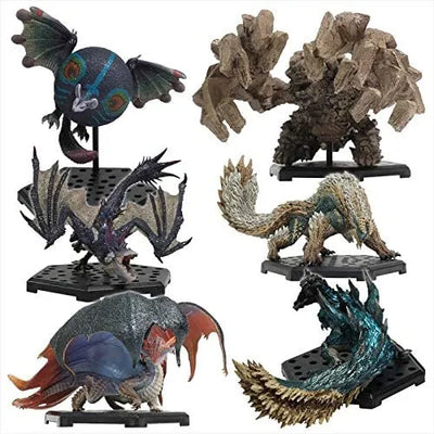Monster Hunter World - Paolumu - Dinovaldo - An Ishvalda - Yian Garuga - Jinouga - Neromielle - Capcom Figure Builder - Monster Hunter Standard Model Plus Vol.17 - Subspecies - Full Set (Capcom)ㅤ – Capcom – ActionFigureBrasil
