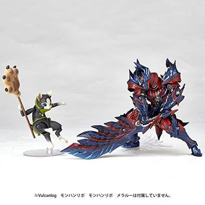 Monster Hunter X - Hunter - MonHun Revo - Vulcanlog 019 - Swordsman Dino Series (Union Creative International Ltd)ㅤ – Union Creative – ActionFigureBrasil — ângulo diferente