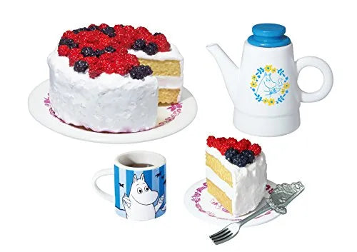 Moomin - Moomintroll - Candy Toy - Moomin Nordic Cafe - 1 - Cake full of Berries (Re-Ment)ㅤ – Re-Ment As Manufacturer – ActionFigure Brasil