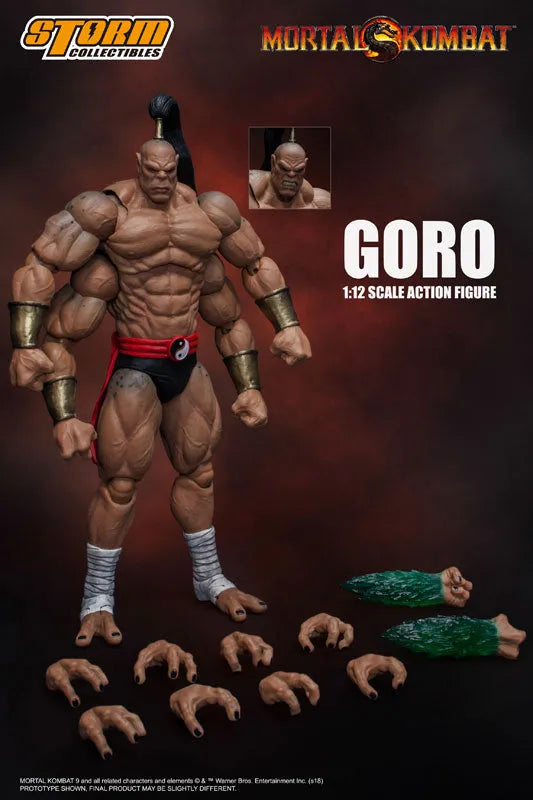 Mortal Kombat 1/12 Action Figure Goroㅤ – Storm Collectibles – ActionFigureBrasil