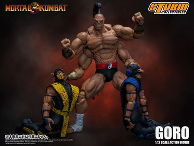 Mortal Kombat 1/12 Action Figure Goroㅤ – Storm Collectibles – ActionFigureBrasil — acessórios