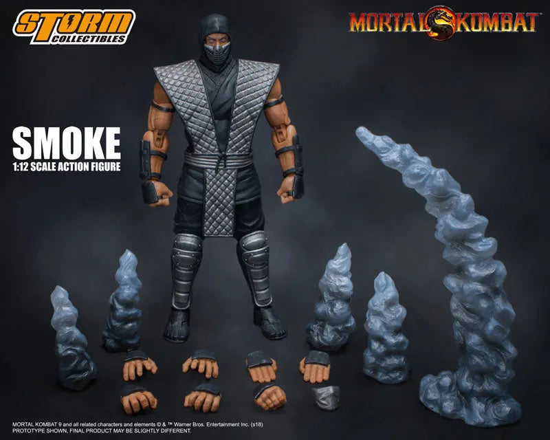 Mortal Kombat 1/12 Action Figure Smoke(Provisional Pre-order)ㅤ – Storm Collectibles – ActionFigureBrasil