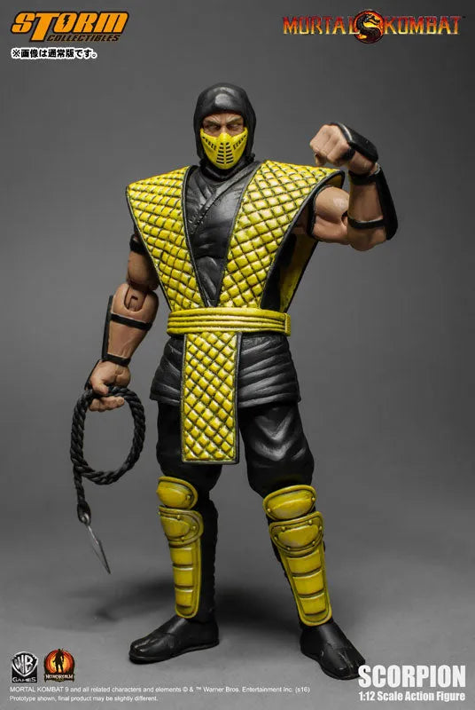 Mortal Kombat 1/12 Action Figure VS Series: Klassic Scorpionㅤ – Storm Collectibles – ActionFigureBrasil