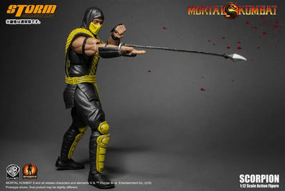 Mortal Kombat 1/12 Action Figure VS Series: Klassic Scorpionㅤ – Storm Collectibles – ActionFigureBrasil — embalagem