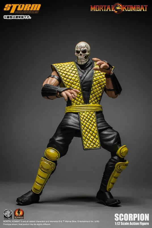 Mortal Kombat 1/12 Action Figure VS Series: Klassic Scorpionㅤ – Storm Collectibles – ActionFigureBrasil