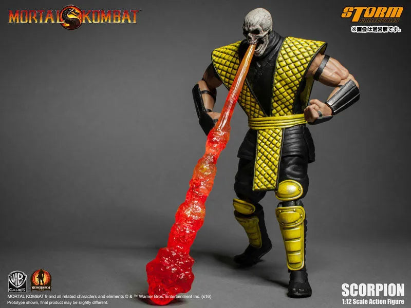 Mortal Kombat 1/12 Action Figure VS Series: Klassic Scorpionㅤ – Storm Collectibles – ActionFigureBrasil