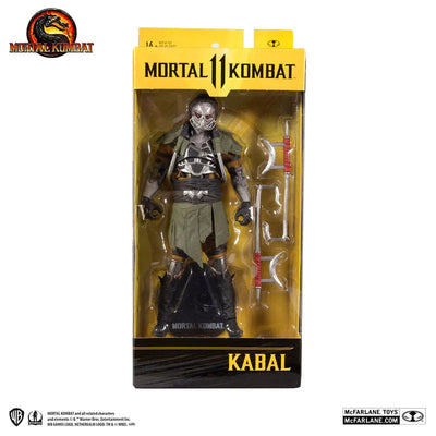 "Mortal Kombat" Action Figure 7 Inch Kabalㅤ – McFarlane Toys – ActionFigureBrasil — com base expositora
