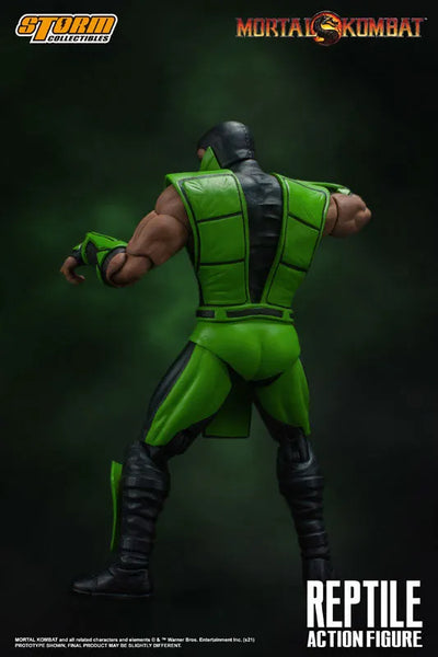 Mortal Kombat Action Figure Reptileㅤ – Storm Collectibles – ActionFigureBrasil — close