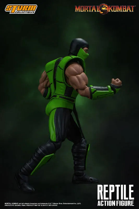 Mortal Kombat Action Figure Reptileㅤ – Storm Collectibles – ActionFigureBrasil