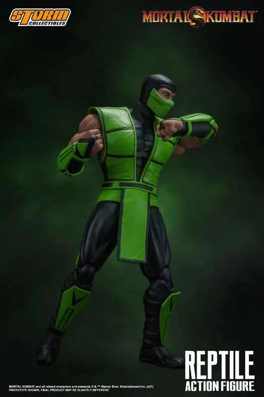 Mortal Kombat Action Figure Reptileㅤ – Storm Collectibles – ActionFigureBrasil
