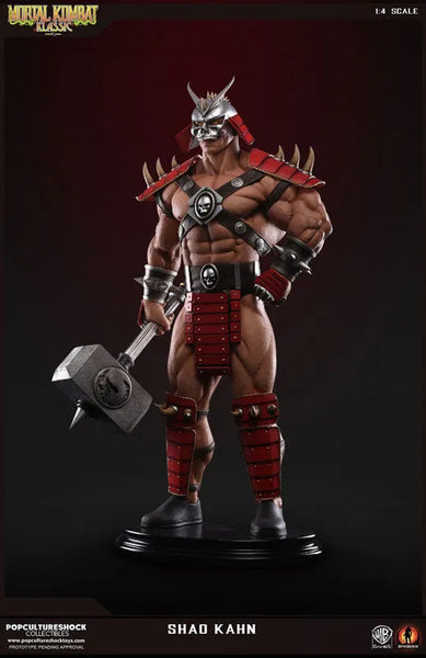 Mortal Kombat - Shao Kahn 1/4 Statueㅤ – Gantaku – ActionFigure Brasil — close